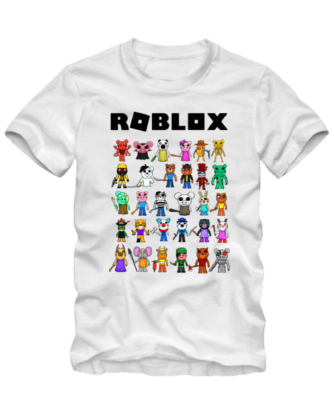  Marškinėliai Roblox game characters